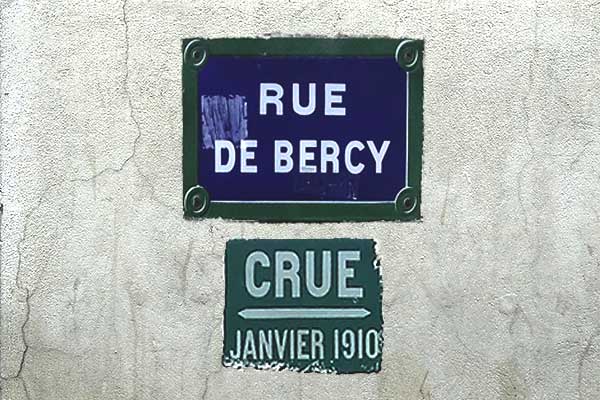 repere-de-crue паводковая отметка paris bercy
