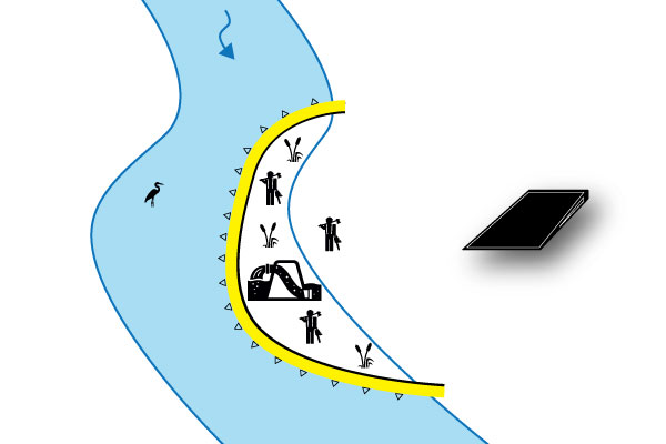 batardeaux-parallele-riviere-water-gate-megasecureurope Перемычка параллельно реке