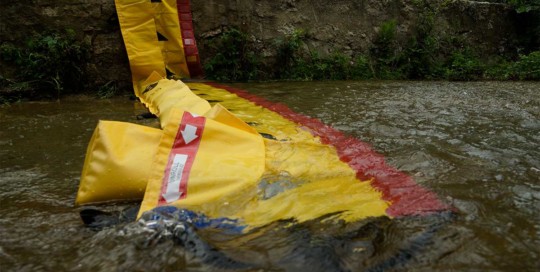 Le Wedge inondation est un sac de lestage profilé imaginé par MegaSecur.Europe
